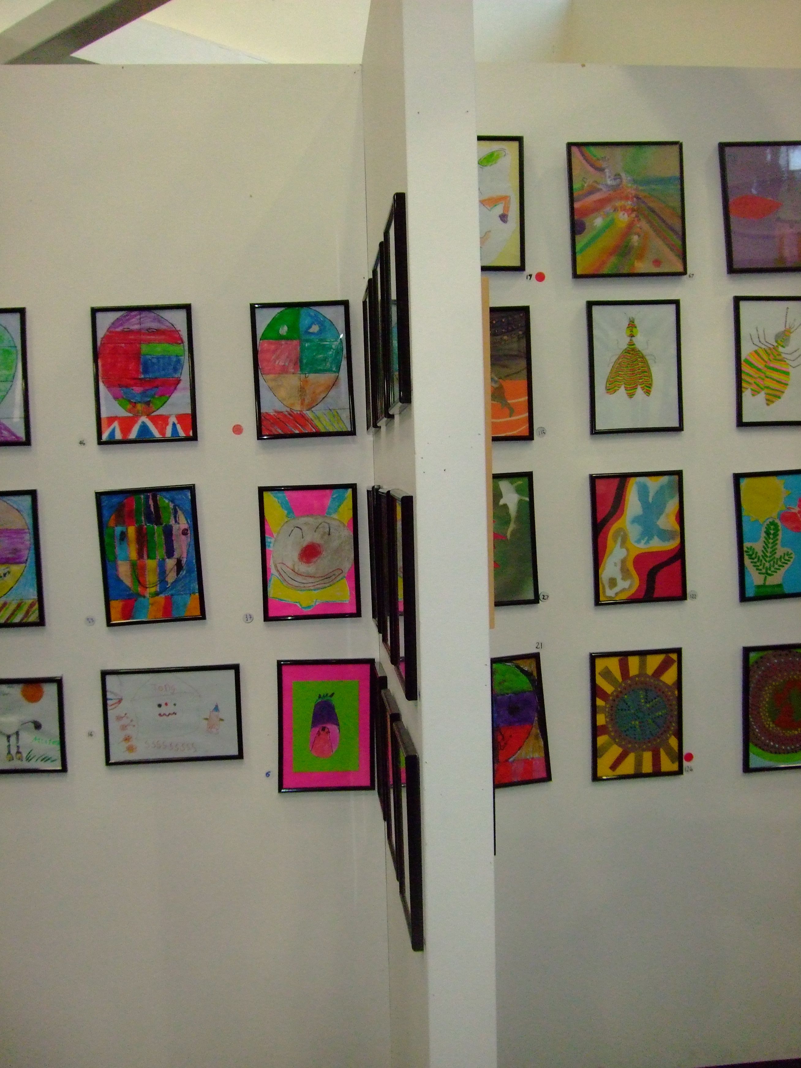 Children's art on display