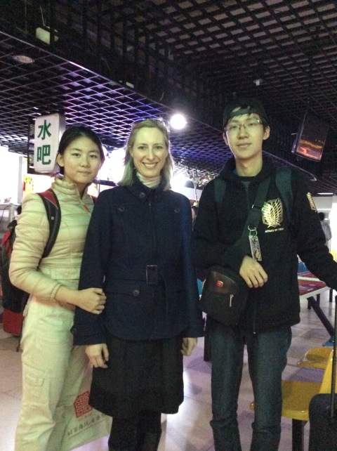 Gillian and Chinese volunteers